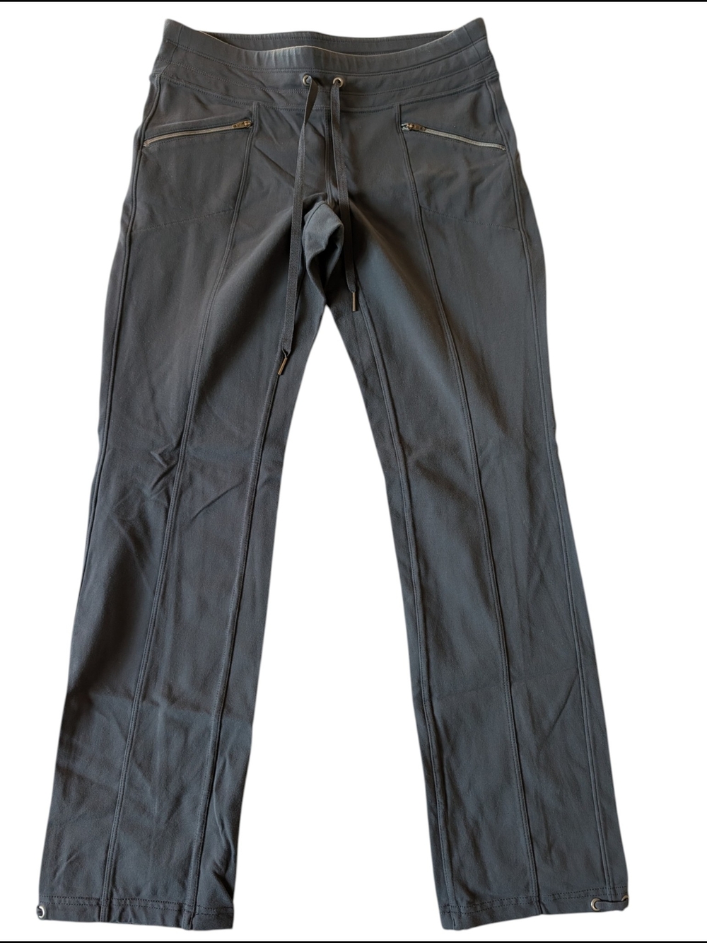 Athleta Dipper Pants Small Petite SP Gray Yoga Hiking Commute Lounge Trousers - Picture 2 of 10